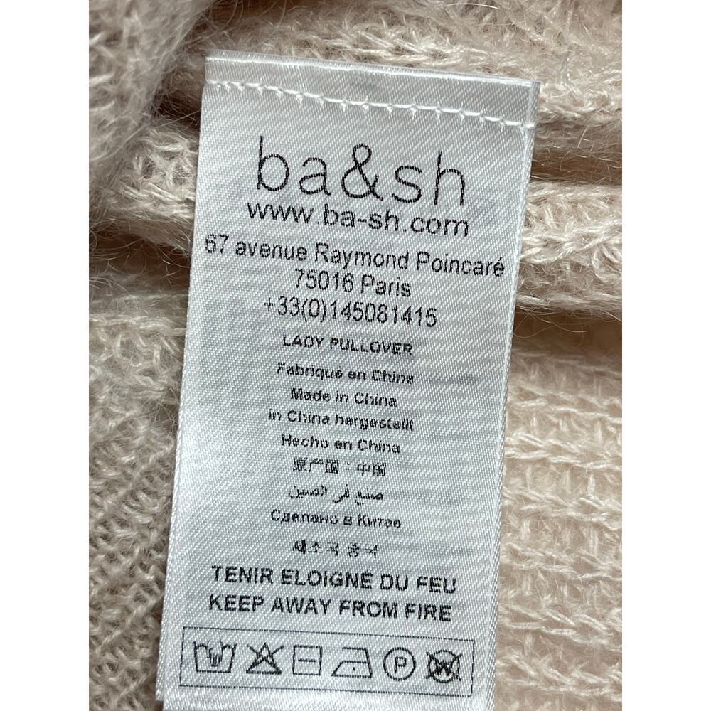 Ba&sh NWT women’s DANY Mohair sweater size 3/L/8 Beige Neutral - Picture 9 of 12